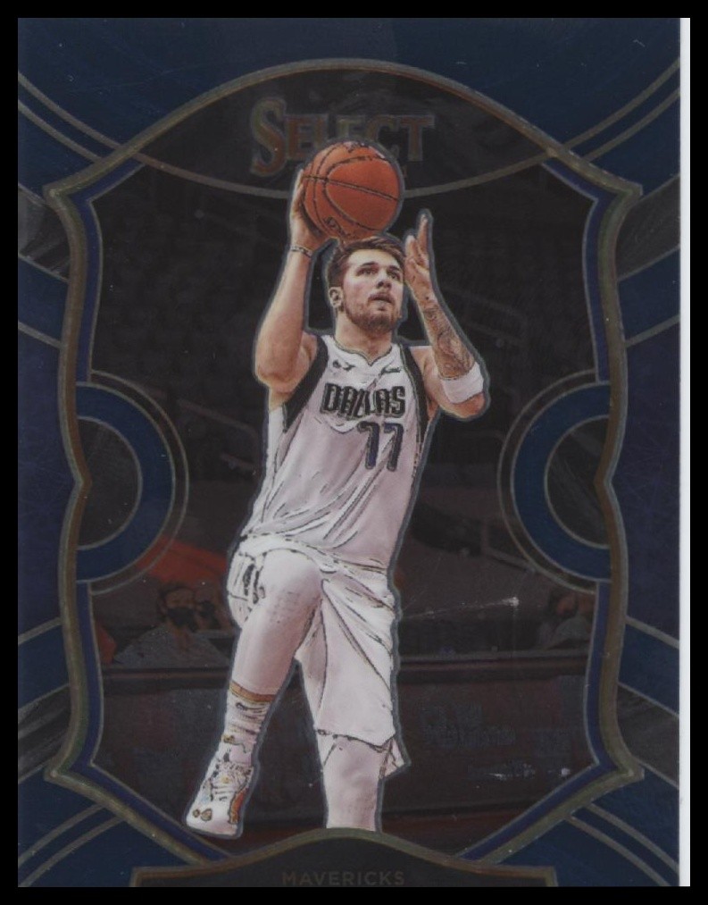 2020-21 Panini Select #15 Luka Doncic Blue