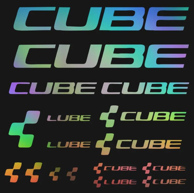 Cube Aufkleberset (No.43) 17 tlg laser 23 cm MTB Decal