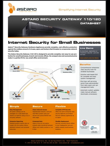 Astaro ASG-110/120 rev 3 Internet Security Gateway VPN FIREWALL - 第 7/8 張圖片