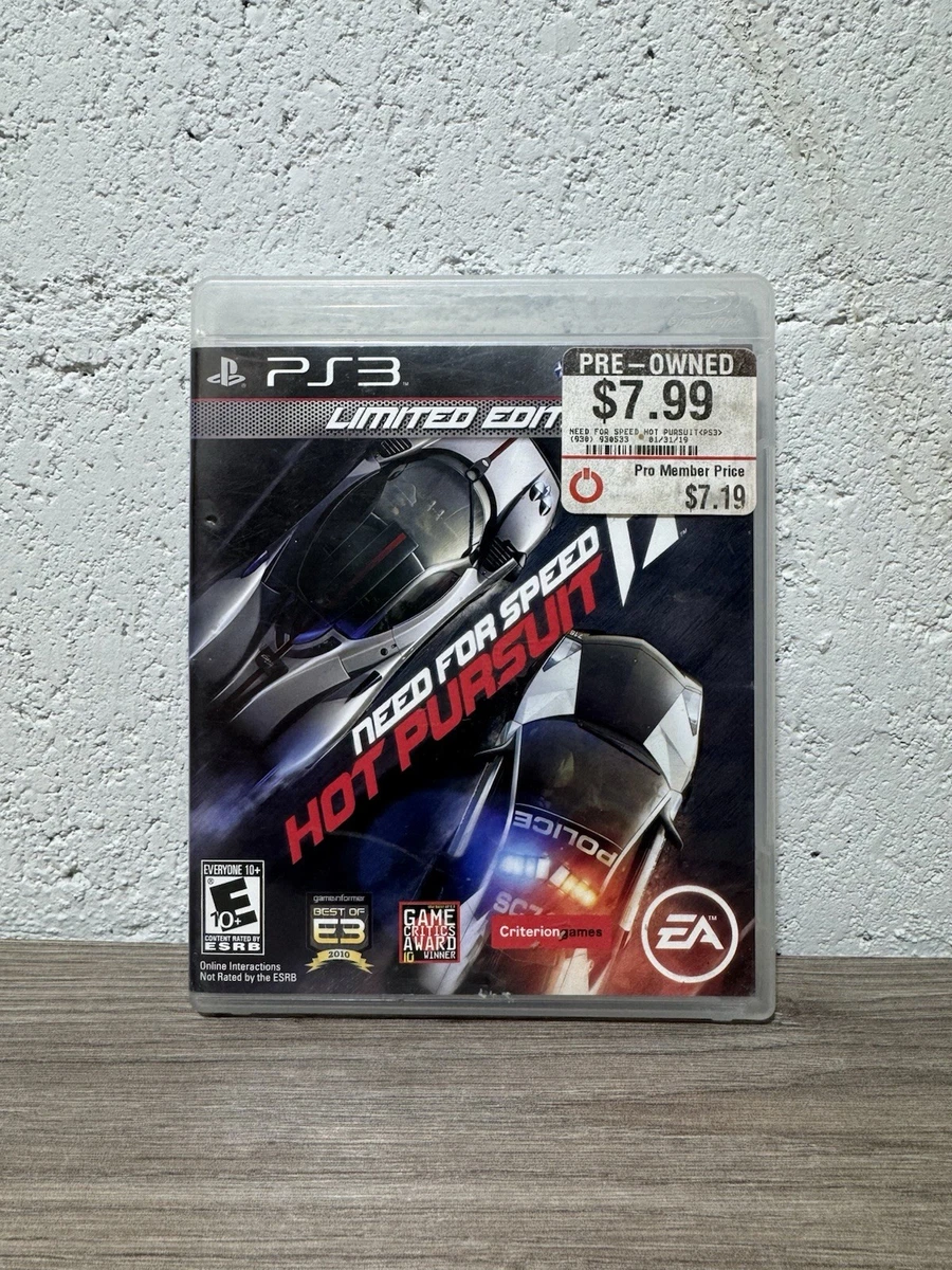 Sony PlayStation 3 Need for Speed: Hot Pursuit Video Games for