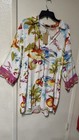 Label of Love CoverUp SzL Tropical Vacation Linen Blend NWT Australia Design — photo 1