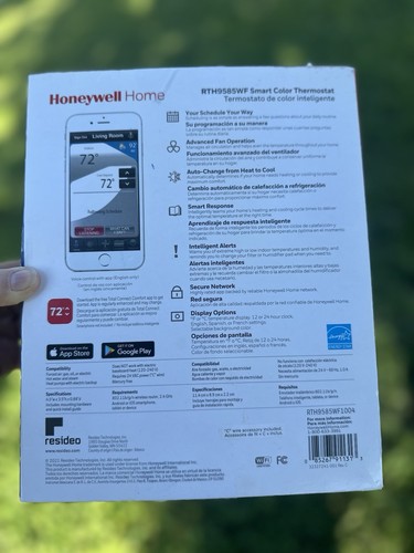 Honeywell Home RTH9585WF Smart Color Thermostat, WiFi & Custom Color Background - Picture 2 of 7