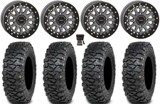 System 3 SB-6 15" Wheels Gm (6+1) 30" Savage XT Tires Commander Maverick