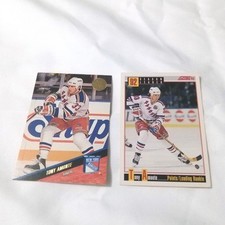 Tony Amonte Card Lot Of 2 New York Rangers NHL 