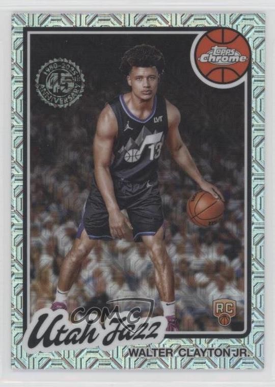 2025-26 Topps 1980-81 Chrome Silver Pack Walter Clayton Jr #TC-WC Rookie RC 1ny5