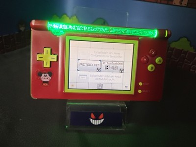 Nintendo DS Lite Makro Rot/Grün USB C Port Audioverstärker