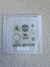 NIP Close To My Heart Stamps - Perfect Fit Birthday - Ships FREE 