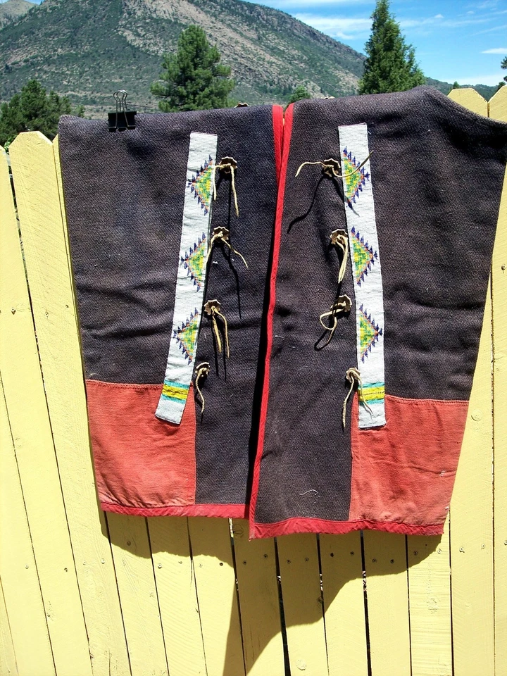 Leggings vintage con cuentas Assiniboine - ¡Hermosos e increíbles! Foto 2 de 4