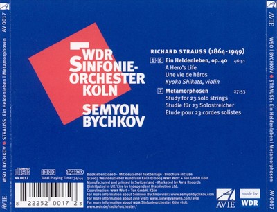 STRAUSS: EIN HELDENLEBEN; METAMORPHOSEN NEW CD