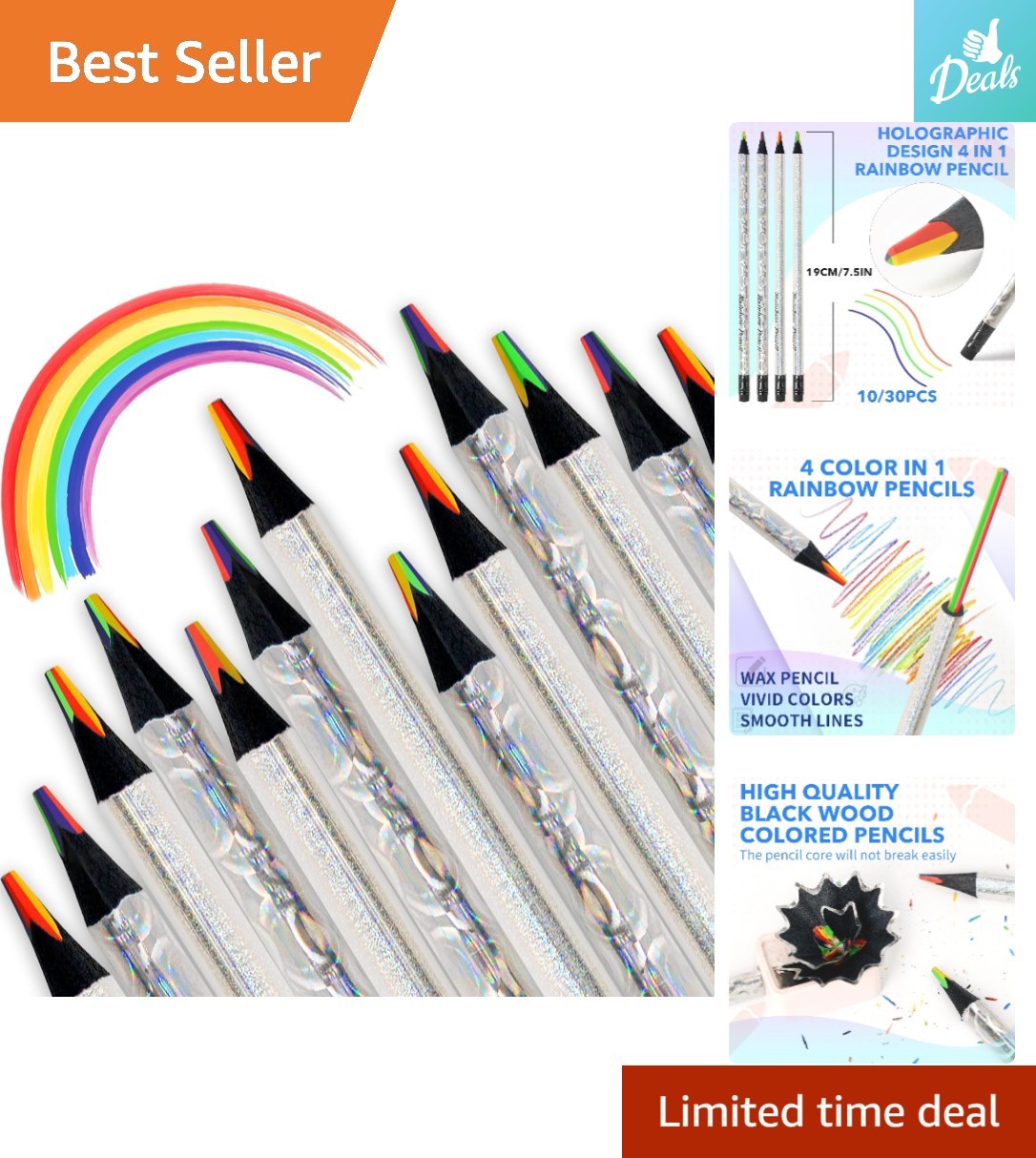 S - 4 Colors In 1 For Kids & Adults
