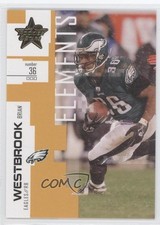 2007 Leaf Rookies & Stars Elements Gold 184/349 Brian Westbrook #107 0q3