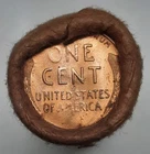 1955-S BU Wheat Cent Roll-- Original Bank Wrapped--OBW!