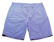 Polo Ralph Lauren Men s Seersucker Shorts Size 38 Blue White Stripe Suffield Fit