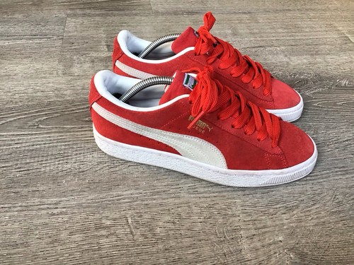 Red Suede Classic Puma Low Youth Size 4.5 C Sneaker Unisex Junior