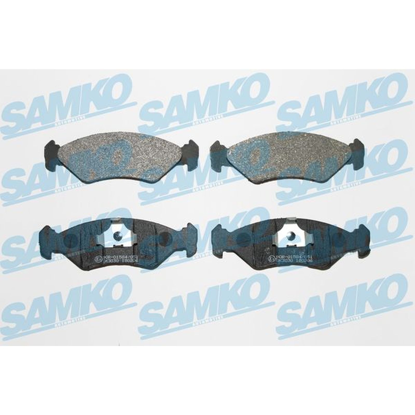 1x ORIGINAL® SAMKO Bremsbelagsatz, Scheibenbremse Vorne für Ford FIESTA III