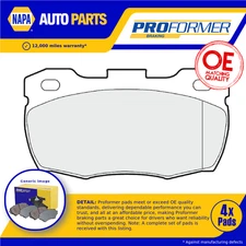 Brake Pads Set fits LAND ROVER 90 Mk1 2.5D Front 86 to 90 Proformer RTC5574