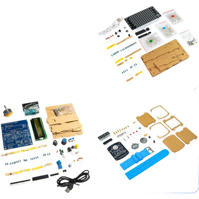 Frequency Meter Kit Voice-activated Input Inductance Measurement LED Display
