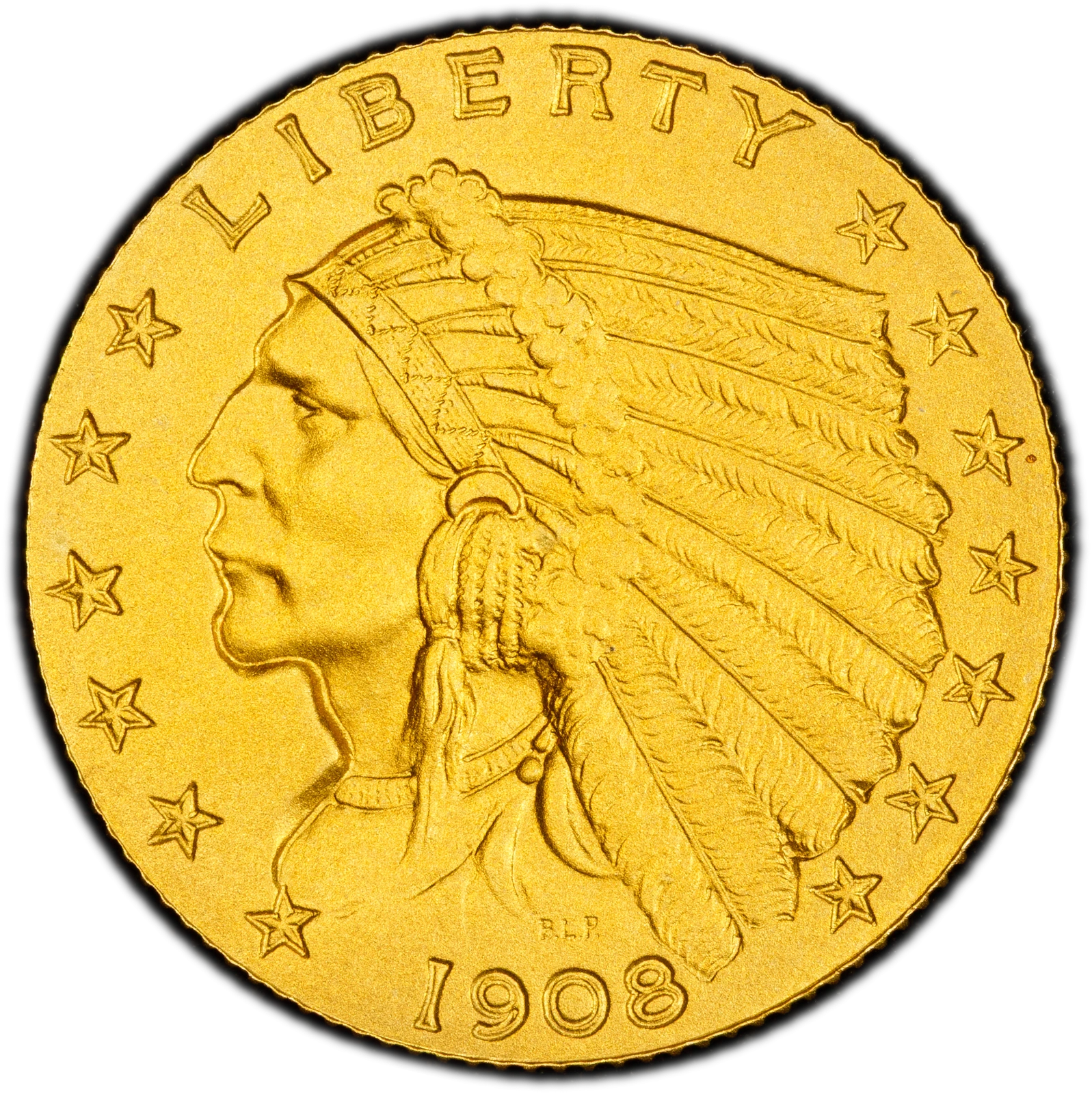 1908 $2.50 Indian Head PCGS PR67+ (CAC)
