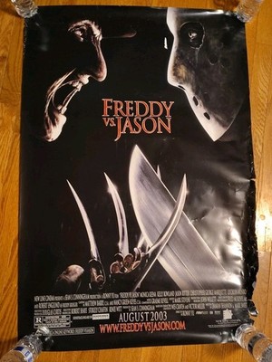 FREDDY VS. JASON MOVIE POSTER Original DS Promo 27x40 HORROR Film 2003