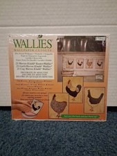 Wallies Warren Kimble Roosters Wallpaper Cutouts Set of 25 Pre-Pasted 12941. NEW