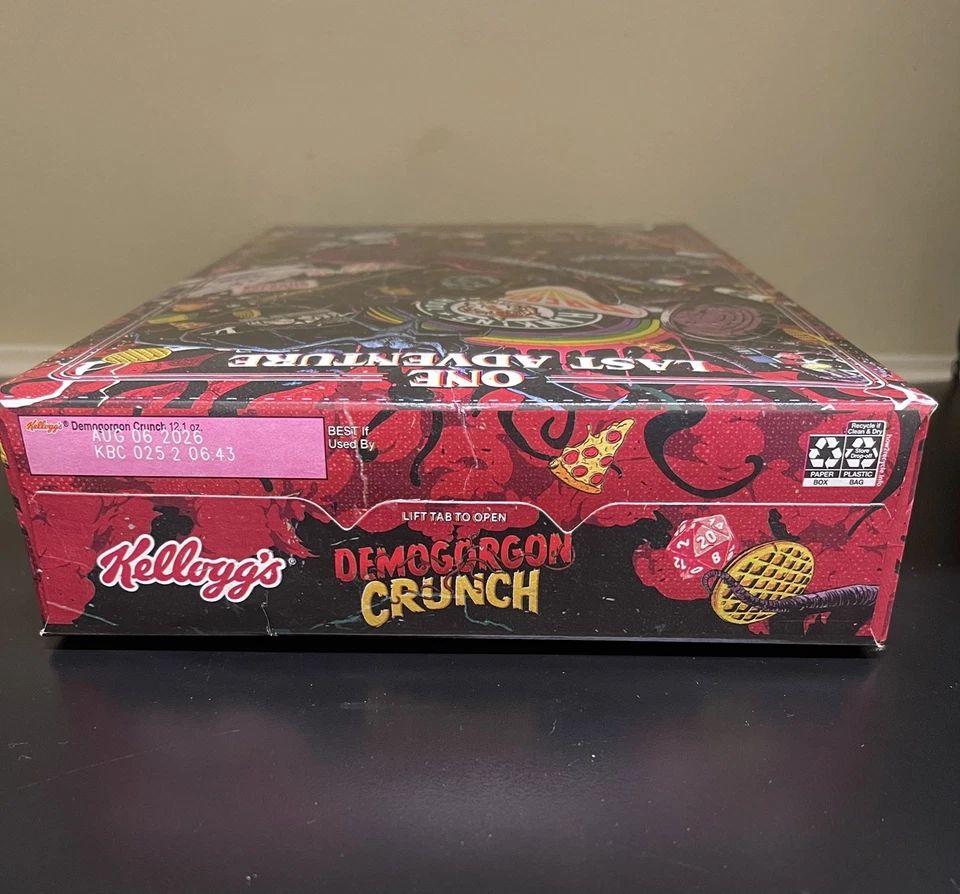 NUEVO Kellogg’s Stranger Things Demogorgon Crunch Cereal Netflix Halloween Foto 2 de 4