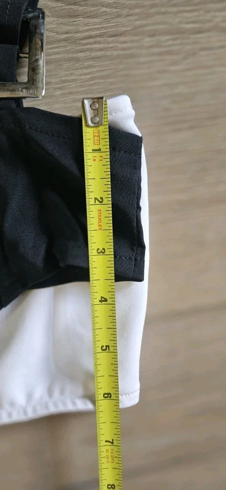 Sexy School Girl Y2k Cosplay Costume, Plaid Skirt, Top, Scarf, USA, JValentine - Image 4 of 4