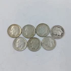 7 Pre 1965 Roosevelt Silver Dimes Lot