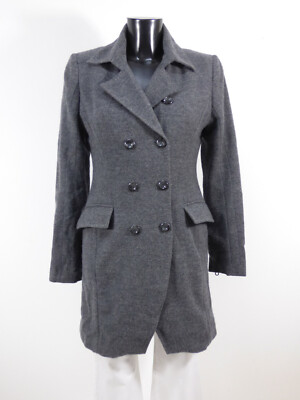 IQ + BERLIN Damen Jacke Gr 36 DE / Grau Modern und Winterwarm ( R 7964 )