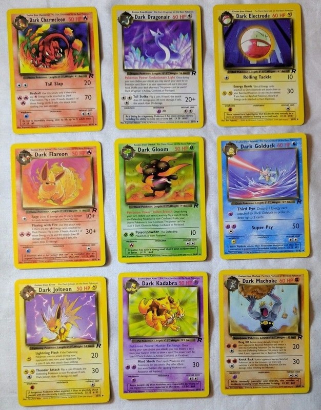 Pokemon Team Rocket Trading Cards TCG ● RARE, Uncommon & Common ● MINT CONDITION