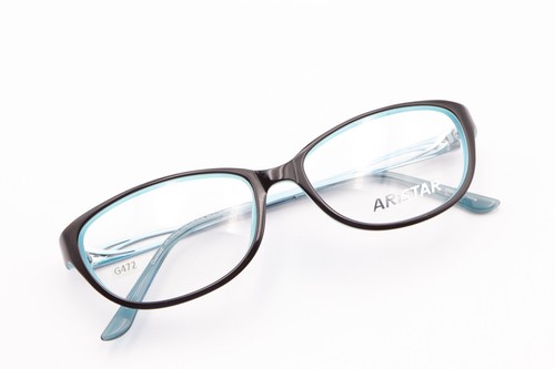 ARISTAR by Charmant AR18420 538 Black on Aqua 54-15-135 Frames with Case G472 - Imagen 12 de 13