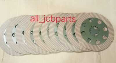 JCB Parts - Brake Friction Plate, Set 10 Pcs. (Part No. 332/Y8135)