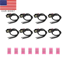 8X Ignition Coil Connector Plug Cable Wire For Ford V6 V8 Flex F150 3.5 3.7 5.0L