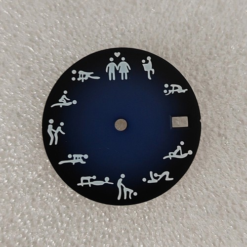28.5MM Watch Dial Accessories Literal Green Luminous for NH35/36/4R/7S Movement - Picture 15 of 18