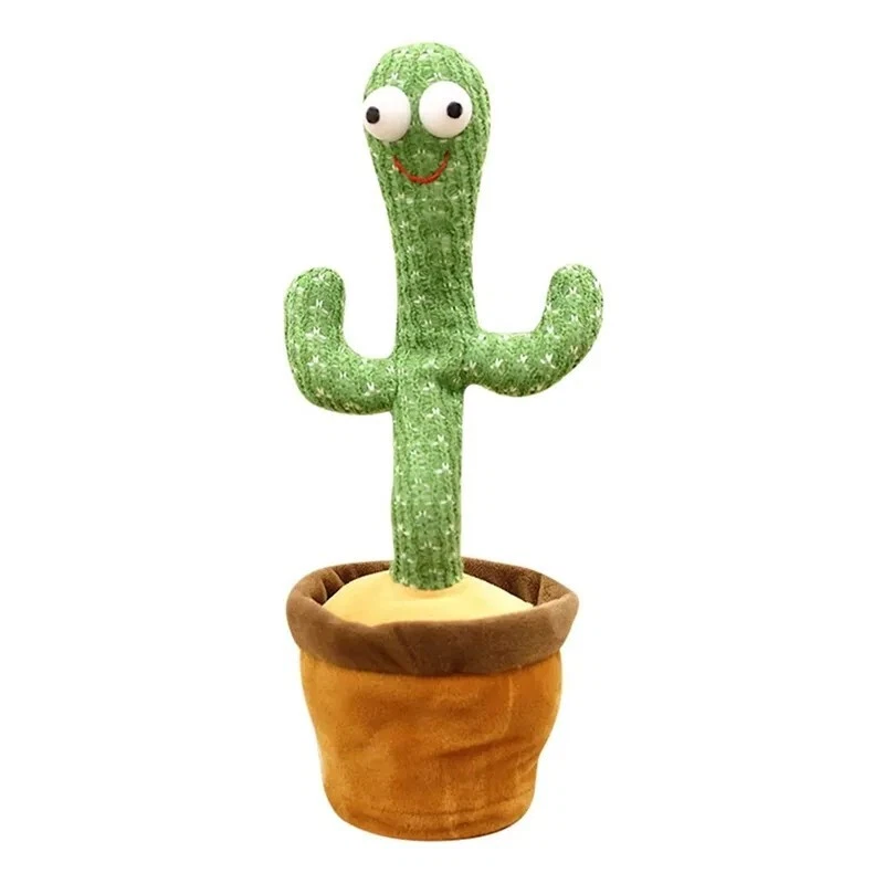 Juguete de cactus, RECARGABLE, imita, graba, repite, canta, baila, 120 canciones. USB Foto 2 de 4