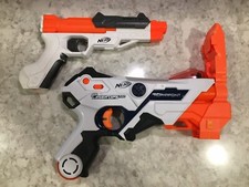 2 Nerf guns Sharpfire Alphapoint