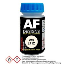 Lackstift für VW / Volkswagen Atlasweiss L91Z schnelltrocknend Tupflack Autolack