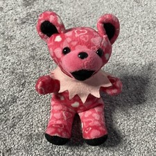 GRATEFUL DEAD FOOLISH HEART RARE LIQUID BLUE BEANIE BEAR Tag Jerry Garcia Plush