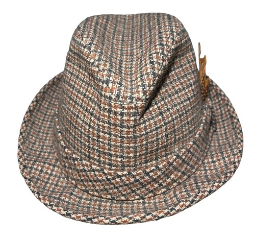 Borsalino 1970s Vintage Brown Wool Tweed Fedora | eBay display picture 2
