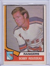 Bobby Rousseau 1974 O-Pee-Chee Hockey Card 326 Grade P