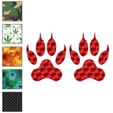 Wolf Tracks Prints, Vinyl Decal Sticker, 40 Patterns  3 Sizes, 6158
