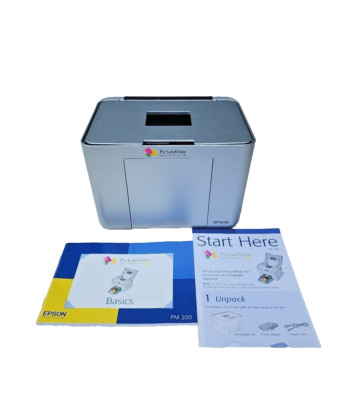 EPSON PictureMate PM 200 Photo Lab Dash Printer Portable InkJet *No Power Cord*