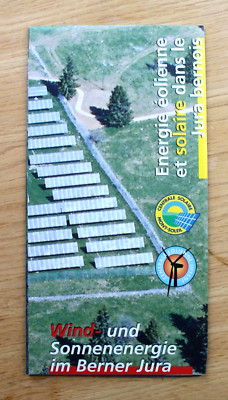 *RARE* BERN/CENTRALE SOLAIRE RENEWABLE ENERGY Informational Brochure (2000s)