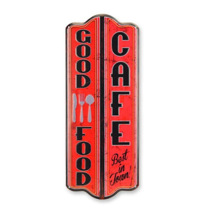 Blechschild ''Cafe'' Coffee Kaffee Mocca Latte Espresso Küche Food 50x20cm neu