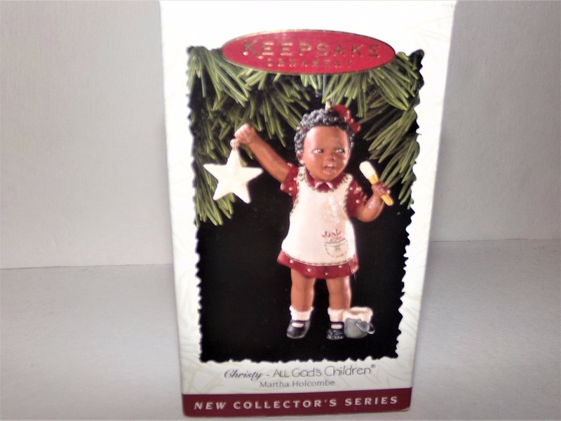 HALLMARK KEEPSAKE ORNAMENT "CHRISTY ALL GOD'S CHILDREN" SWEET HOLIDAY TREASURE!