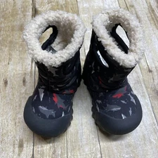 BOGS Baby/Infant BMOC Snow Boot Rain Sharks Black Size Infants 4