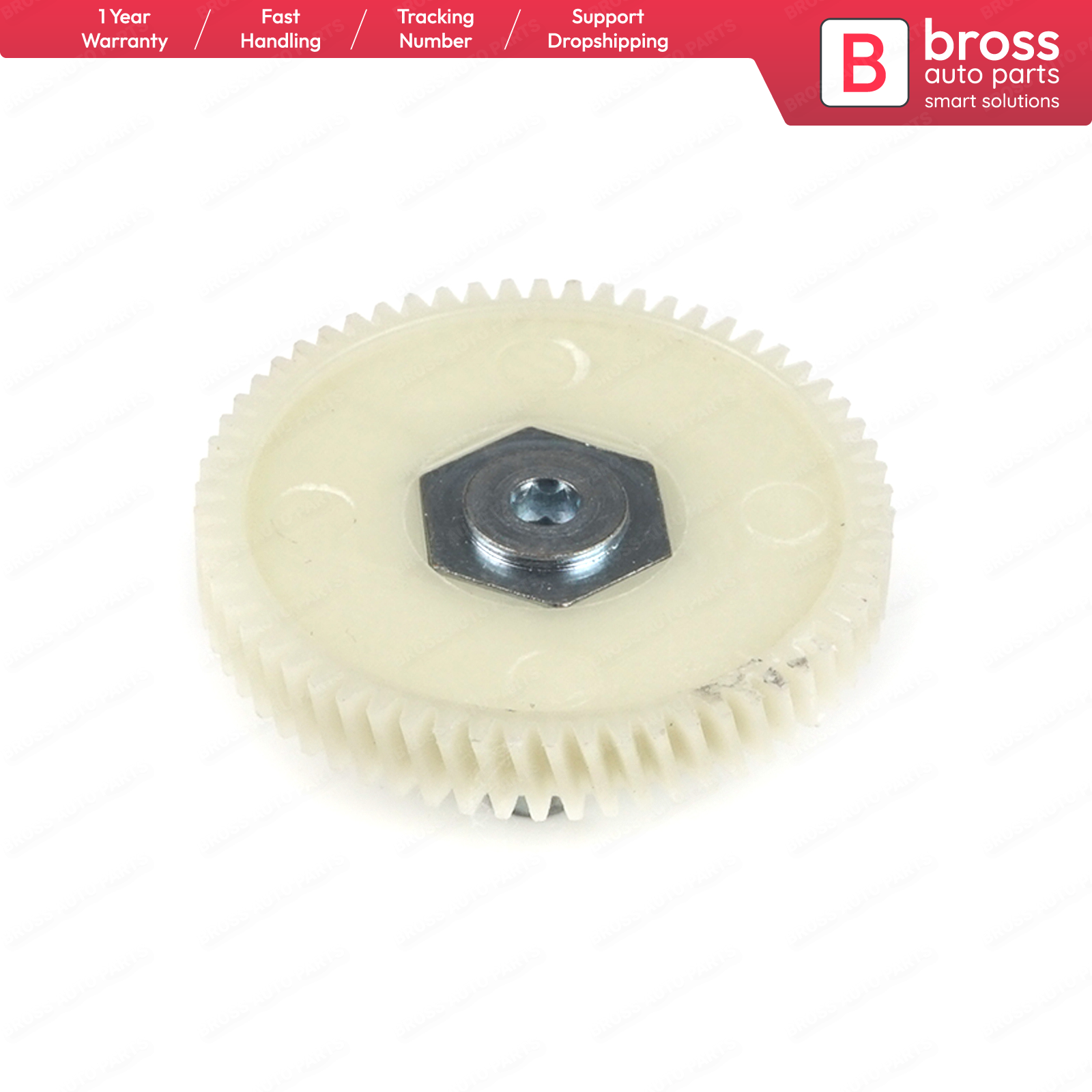 Sunroof Motor Repair Gear with Shaft for Mini Cooper Diameter 48 mm 62