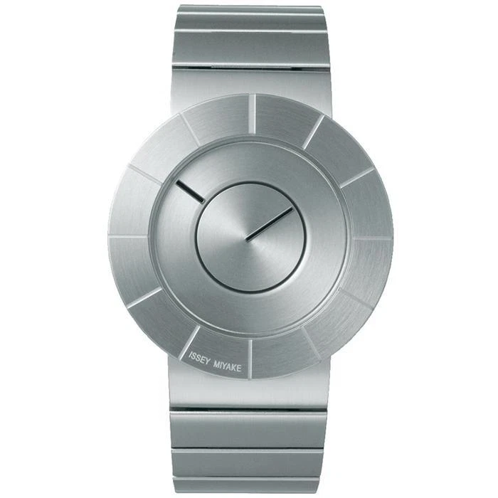 Reloj ISSEY MIYAKE TO Tio Yoshioka Tokujin diseño NY0N001 plateado nuevo en caja JPN Foto 4 de 4