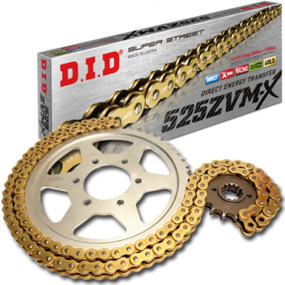 DID 525 VX3 Kettensatz Für Triumph Tiger 800 - Komplett-Set Mit Ritzel Und Rad