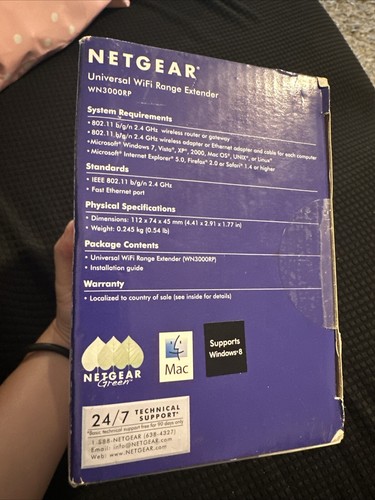 NETGEAR WN3000RP Universal WiFi Range Extender - Picture 5 of 11