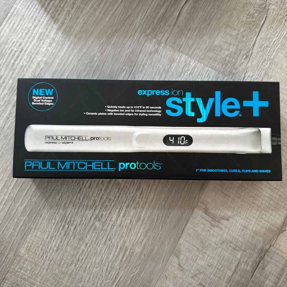 Paul Mitchell Pro Tools Express Ion Style + Plancha de cerámica de 1" - Plateada Foto 2 de 4